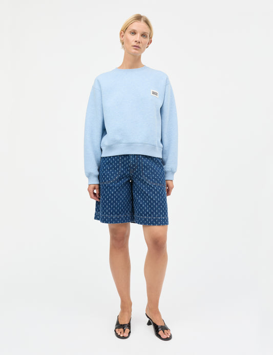 Standard Taylor Sweatshirt, Light Blue Melange