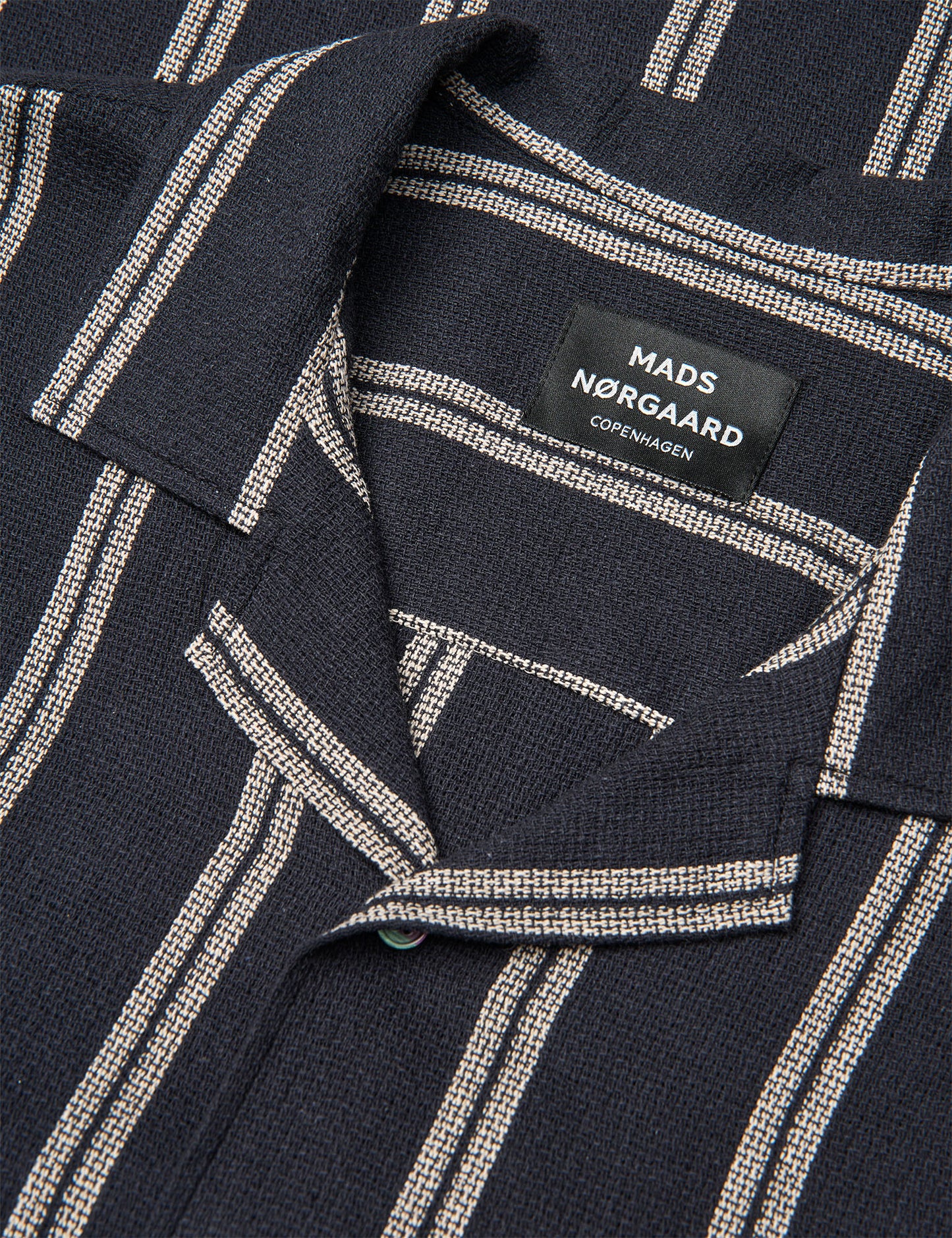 Texture Kenji Shirt SS ST., Black/Plaza Taupe