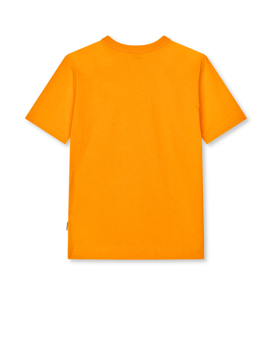 Cotton Jersey Theo Tee, Zinnia