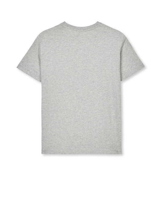 Printed Tee Thorlino Logo Tee, Grey Melange