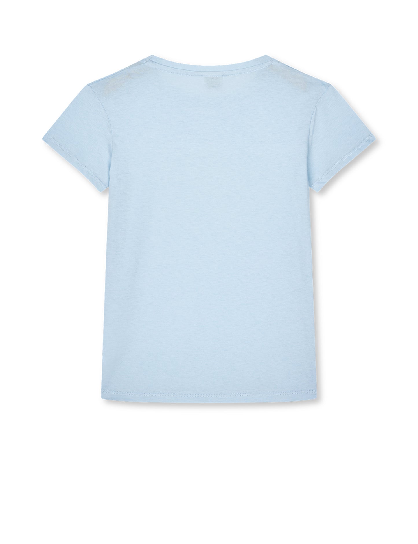 Single Cotton Tuvina Tee, Cashmere Blue