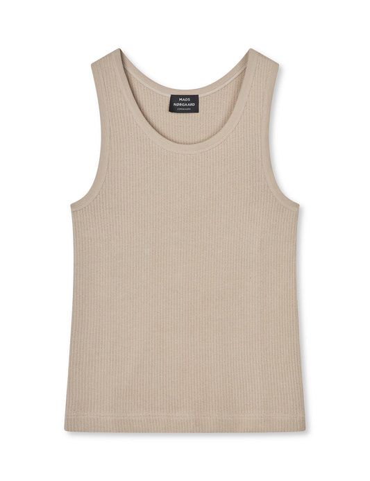 Hazy Cotton Reffen Tank Top, Plaza Taupe