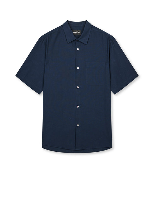 Grida Cotton Victor Shirt SS, Sky Captain