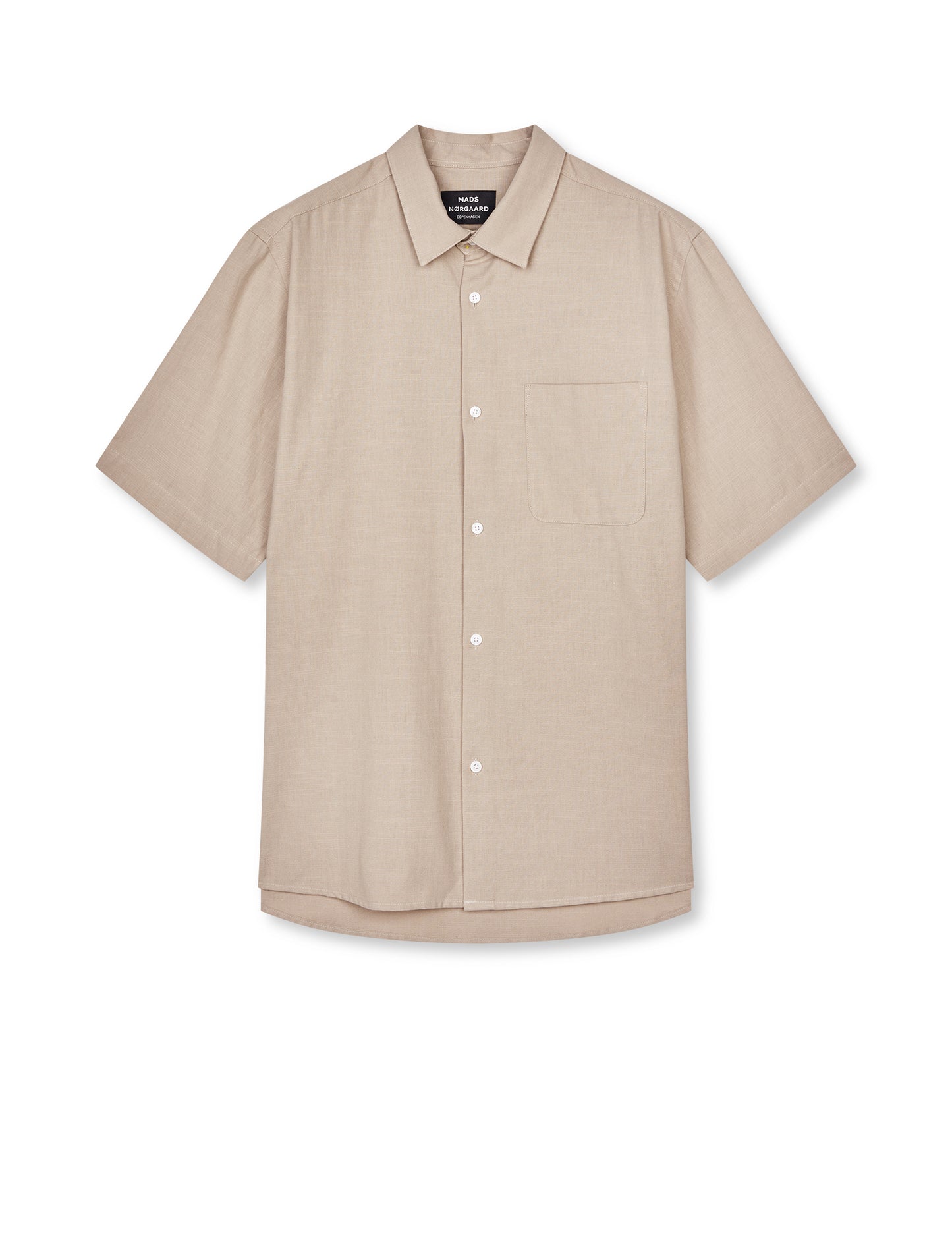 Grida Cotton Victor Shirt SS, Plaza Taupe