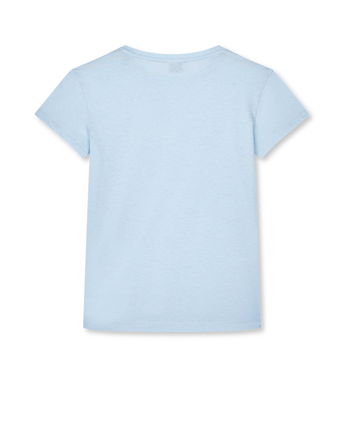 Single Cotton Tuvina mini mirror Tee, Cashmere Blue