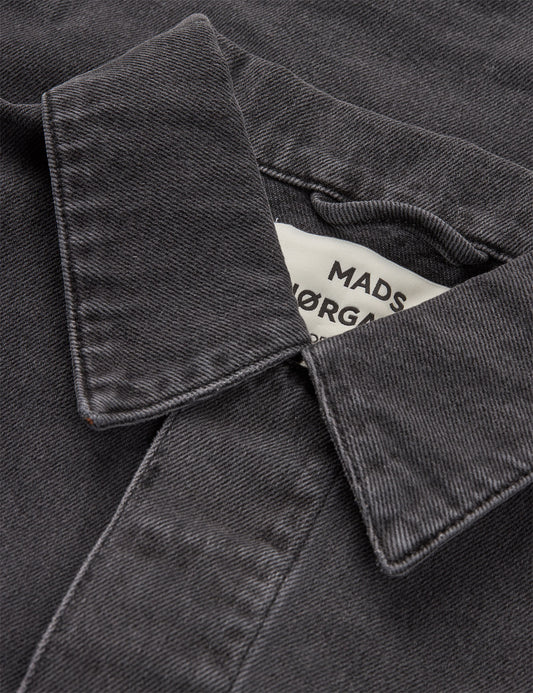 Luke Black Denim Solar Jacket, Black Vintage