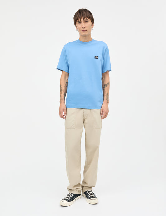 Cotton Jersey Frode Patch Tee, Riviera