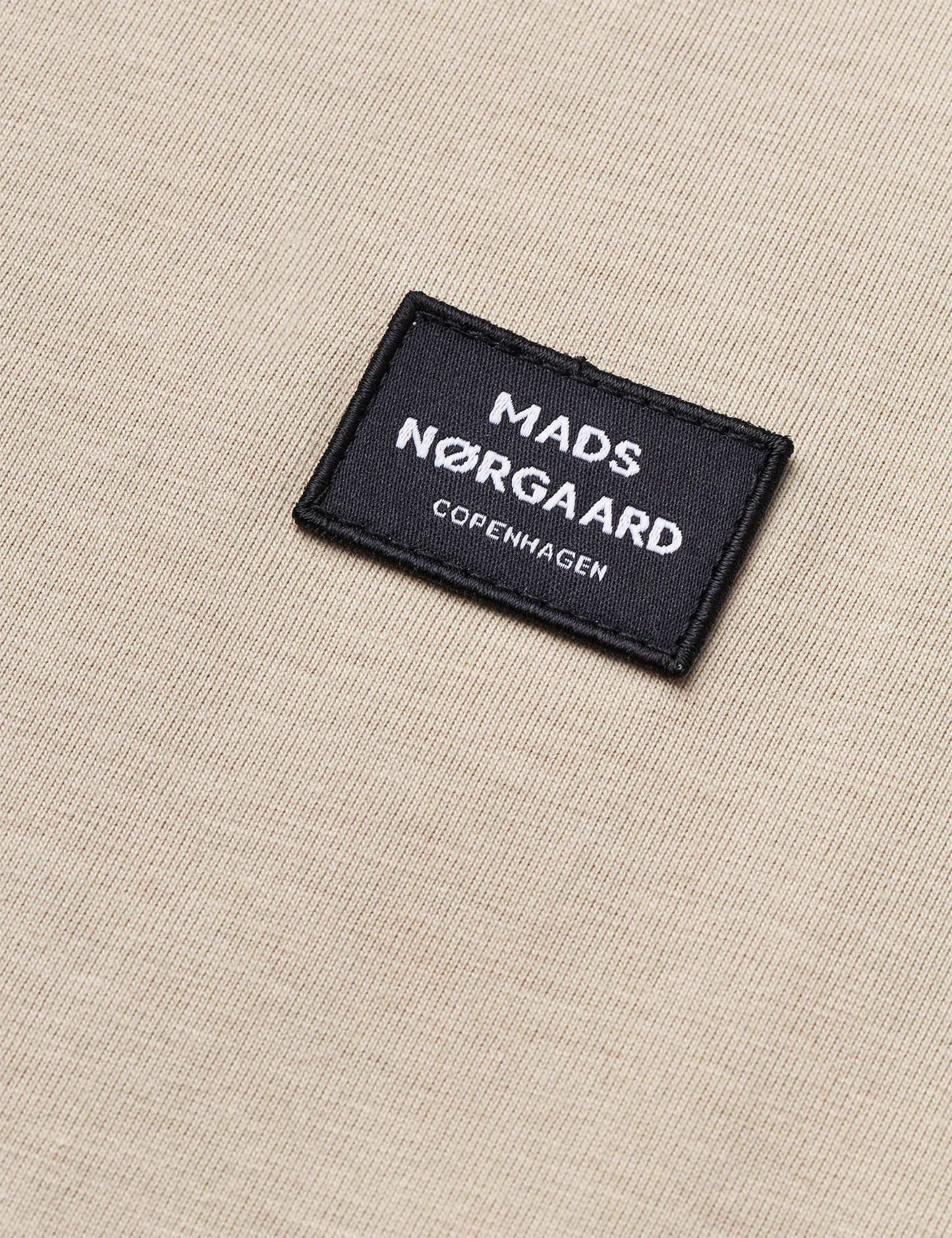 Cotton Jersey Frode Patch Tee, Plaza Taupe