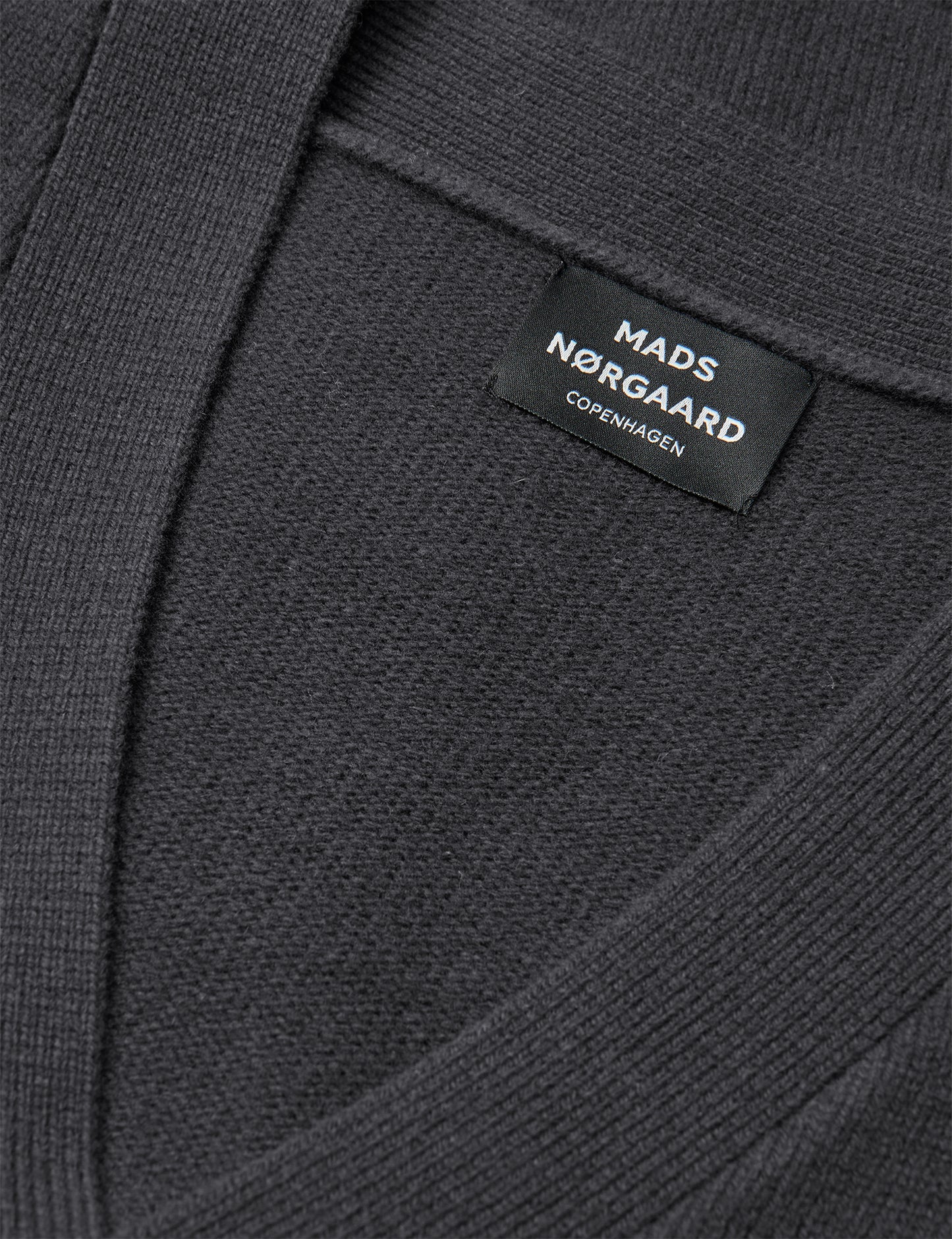 Super Wool Cardigan Knit, Asphalt