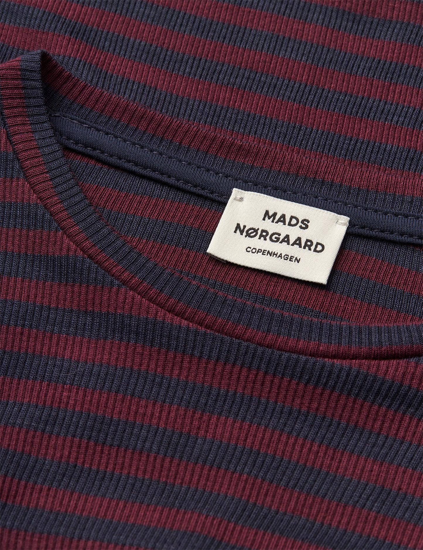 2x2 Cotton Stripe Tikka Top, Sky Captain/Winetasting