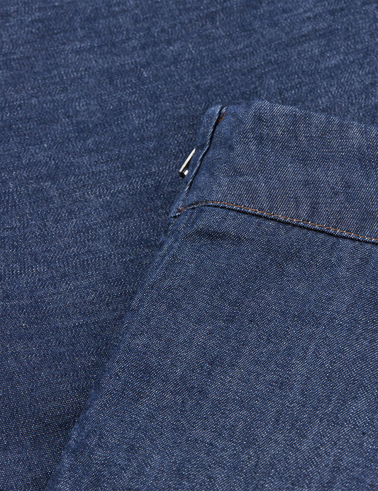 Air Denim Stelly Skirt, Mid Blue Denim