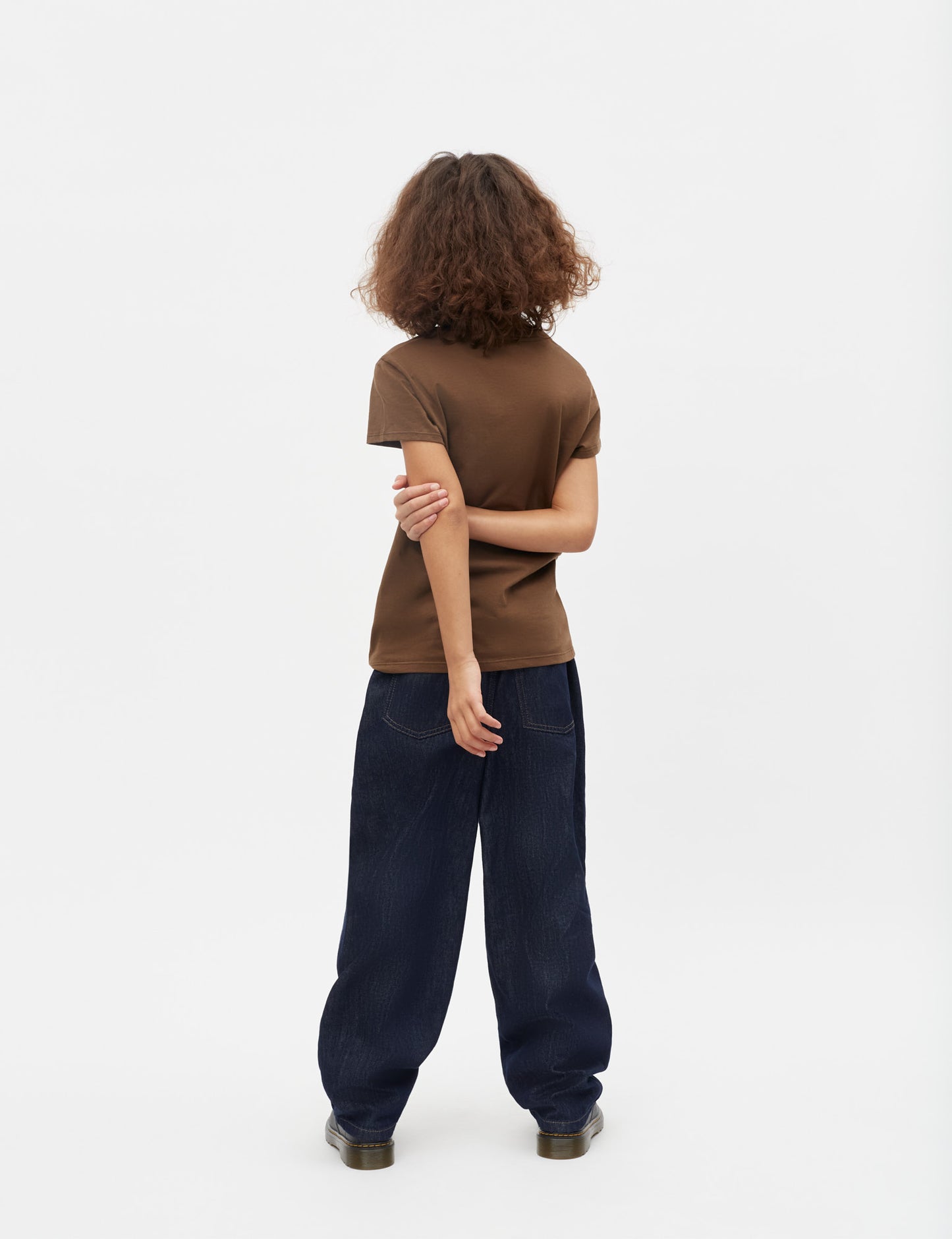 Single Cotton Tuvina Tee, Cocoa