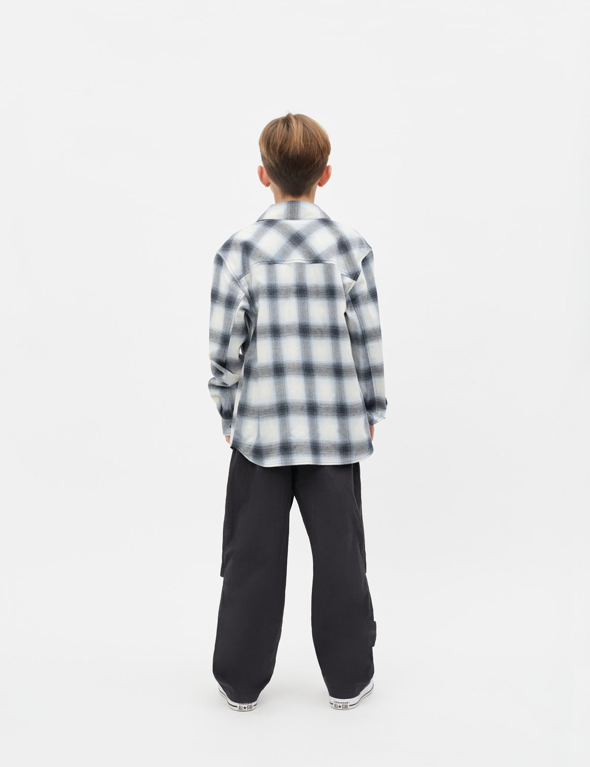 Flannel Check Svano Shirt, Sky Captain CH.