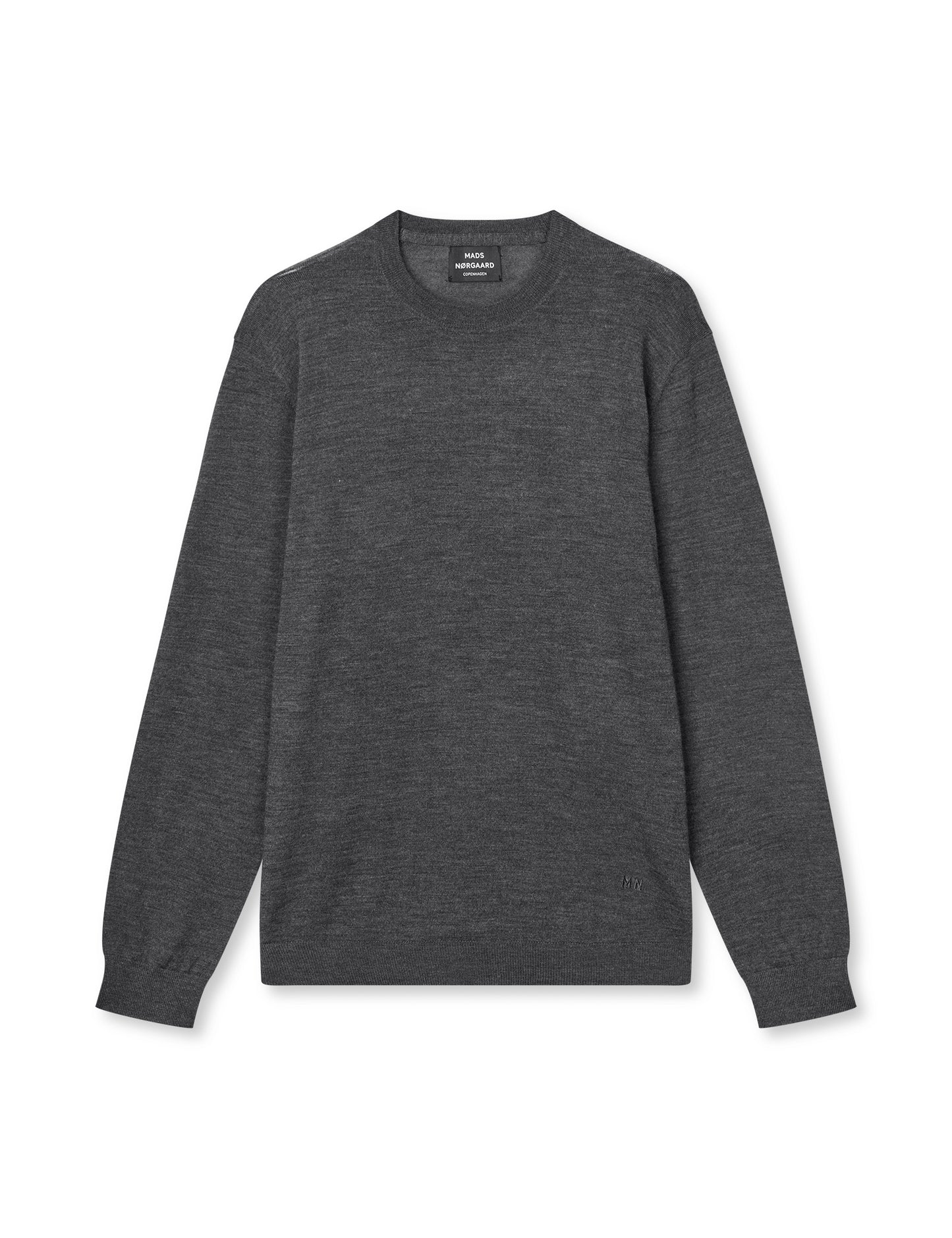 Merino Wool Karsten Knit, Charcoal Melange