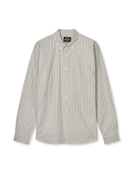 Oxford Sune Stripe Shirt BD FAV, Overland Track/Tarmac