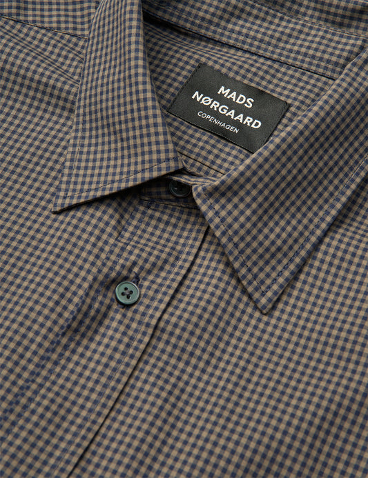 Cotton Soft Marcel Shirt, Sky Captain/Tarmac CH.
