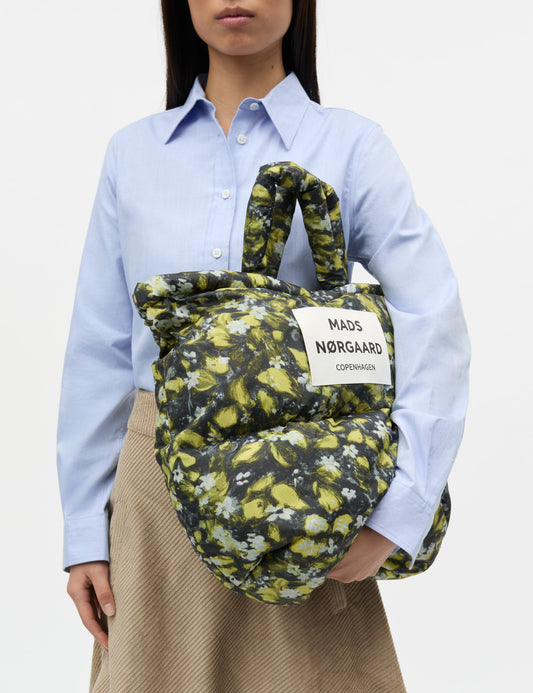 Light Ripstop Pillow AOP Bag, Flora AOP
