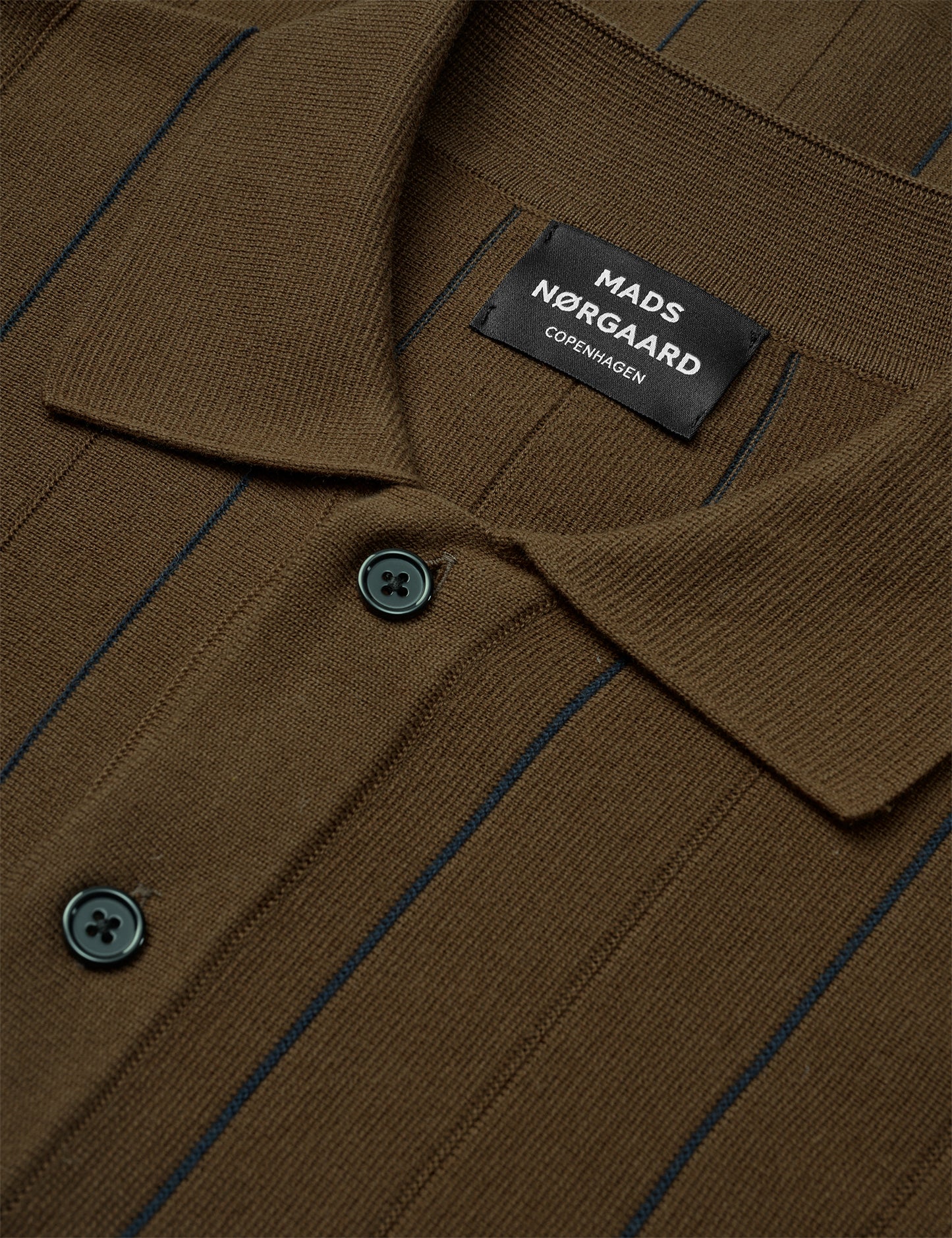 Classy Brando Polo LS Knit, Cocoa