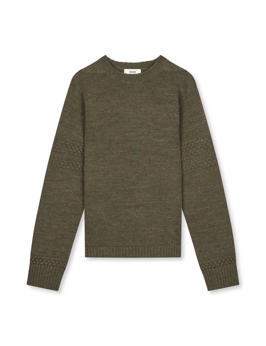 Wool Karoline Sweater, Tarmac Melange