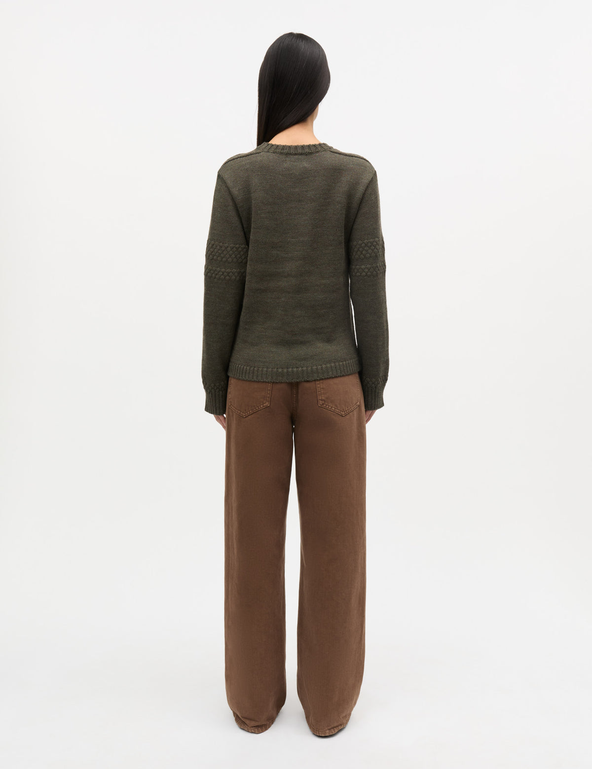 Wool Karoline Sweater, Tarmac Melange