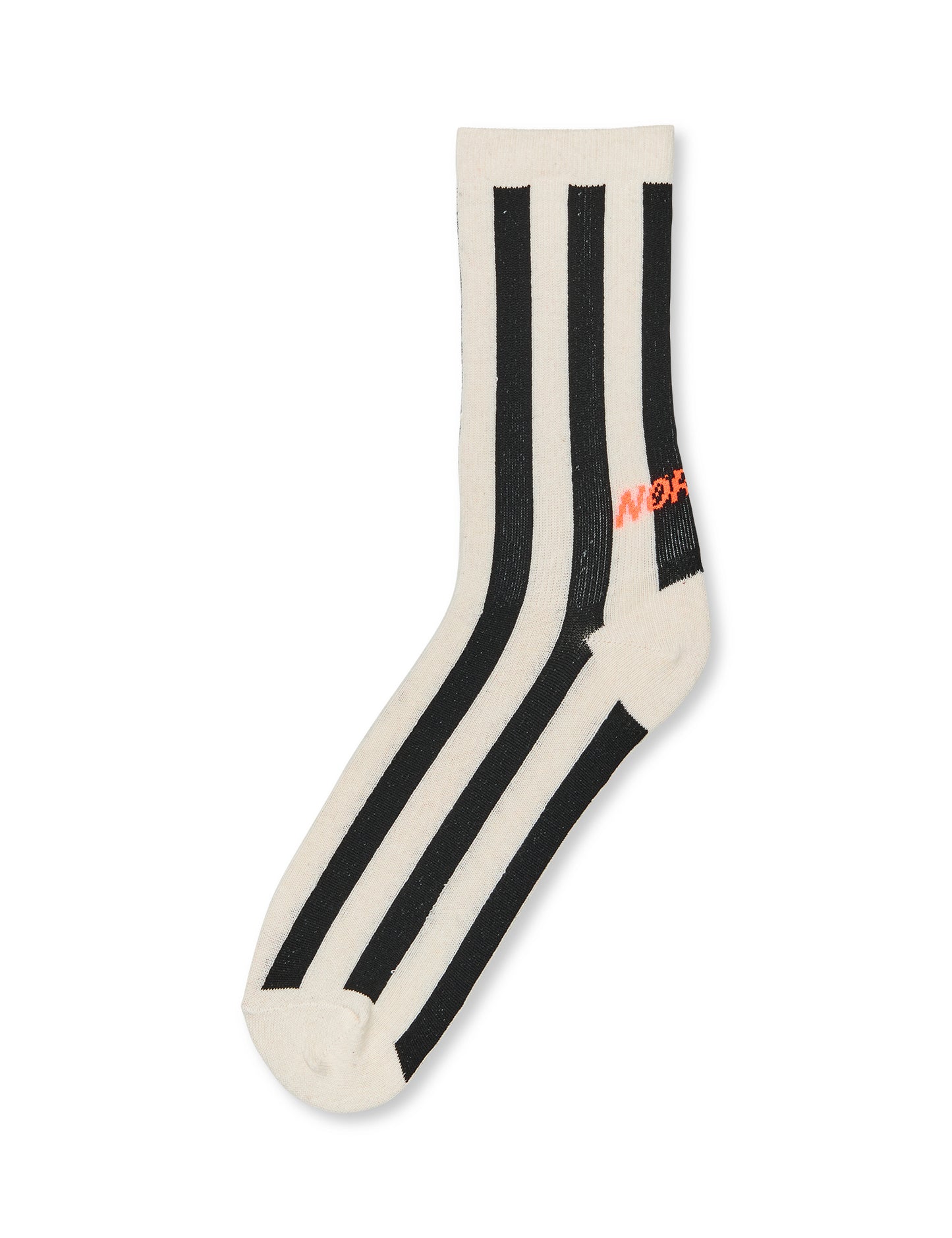Antonella Sock Single, Black/Vanilla Ice