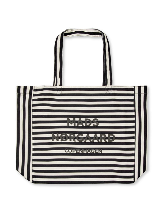 Boutiqno Athene AOP Bag, Stripe AOP/Black