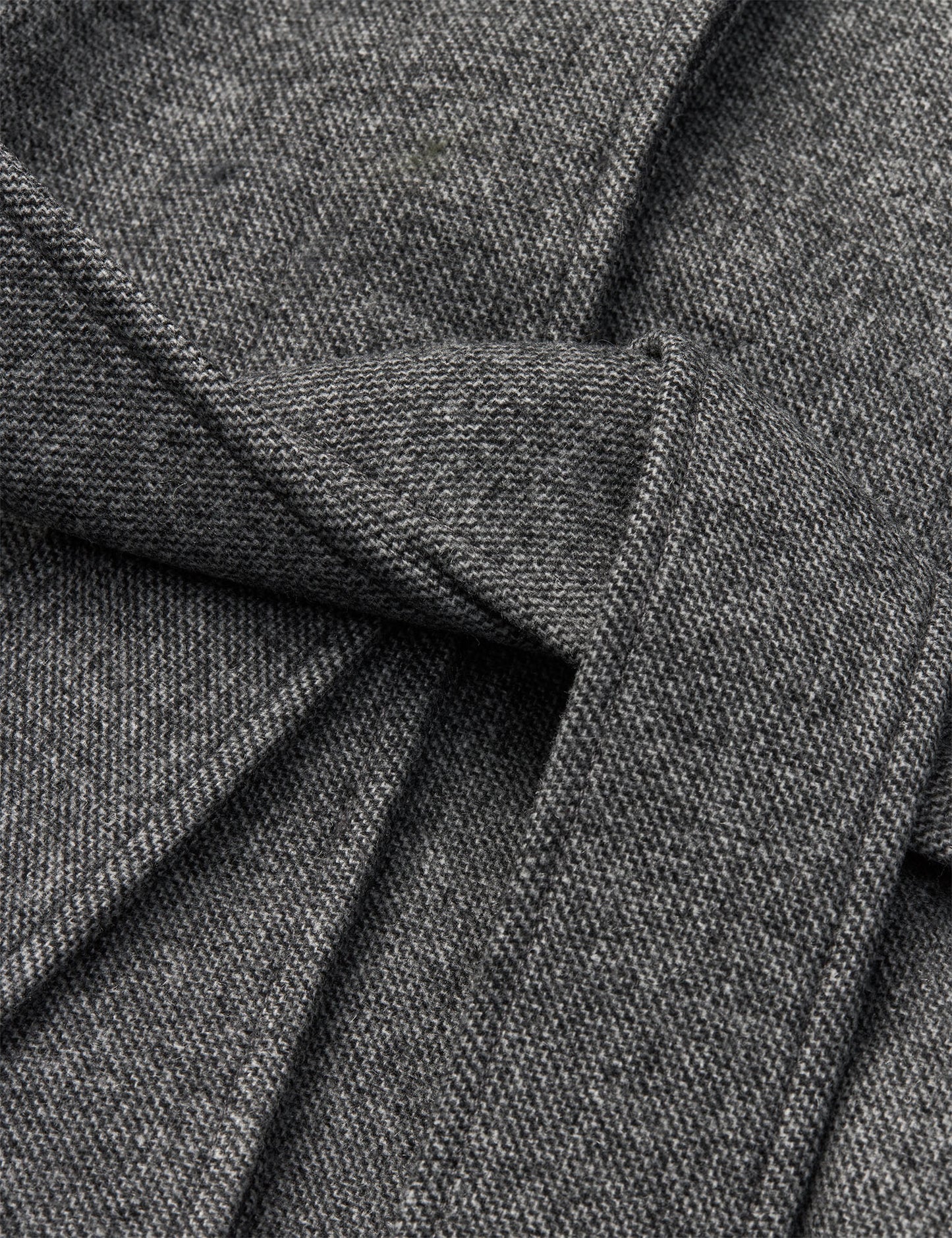 Bond Wool Ingeborg Coat, Dark Grey Melange