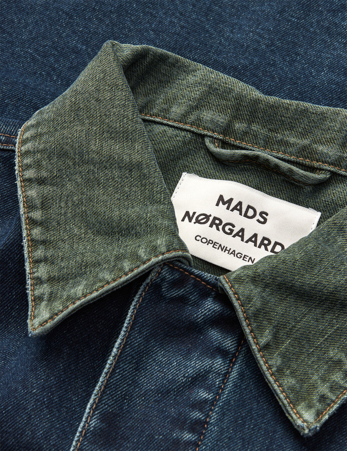 Double Denim Solar Jacket, Blue/Green Dye