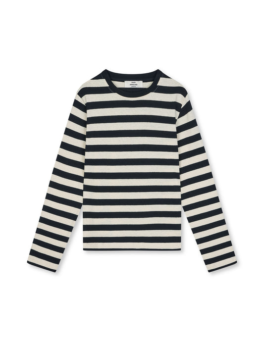 Pablo Maggie Tee LS, Vanilla Ice/Black