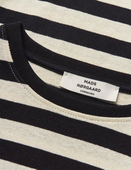 Pablo Maggie Tee LS, Vanilla Ice/Black