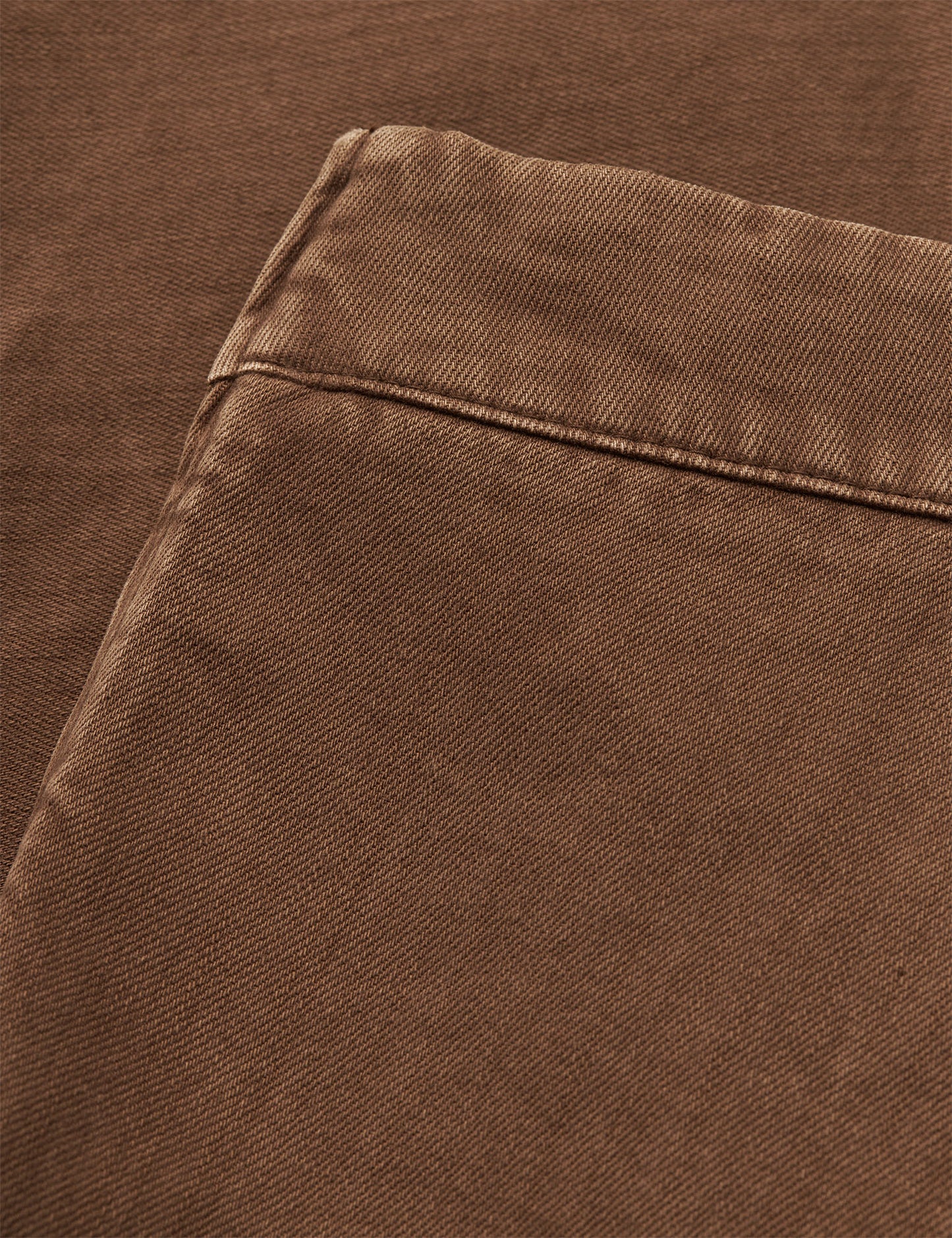 Soil Denim Stelly Skirt, Cocoa
