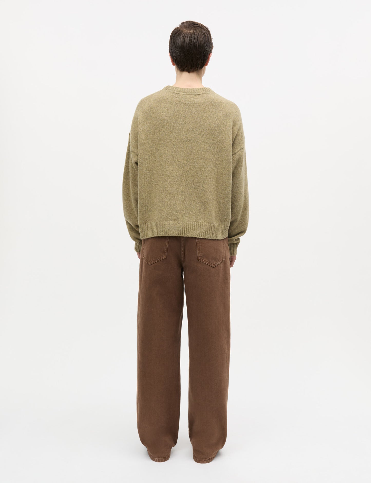 Yota Knit Tilona Sweater, Silver Sage/Parisian Night