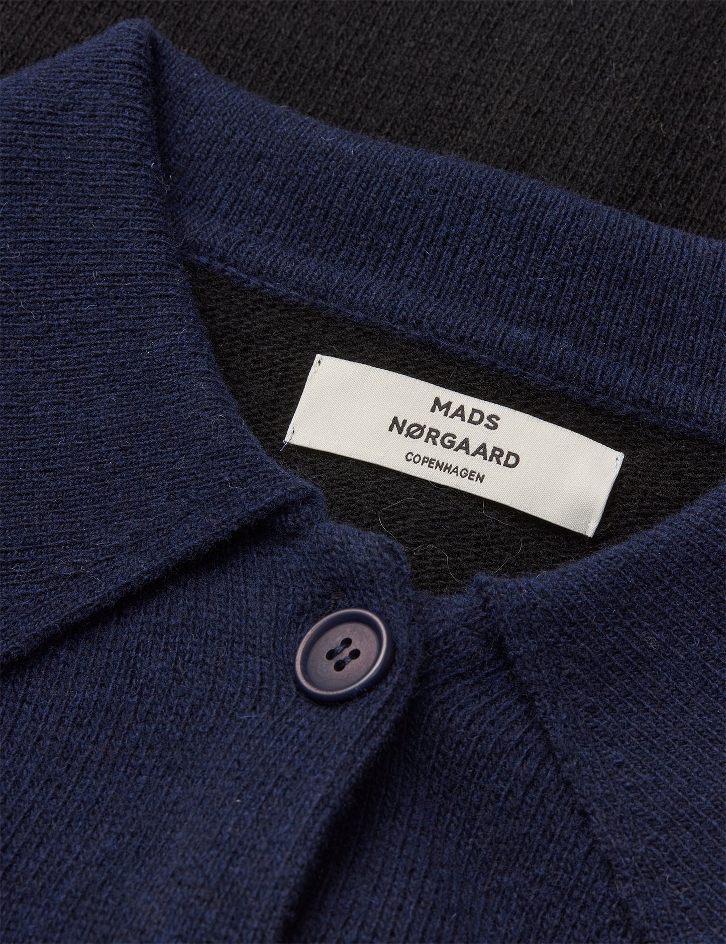 Yota Knit Katrine Cardigan, Parisian Night/Black