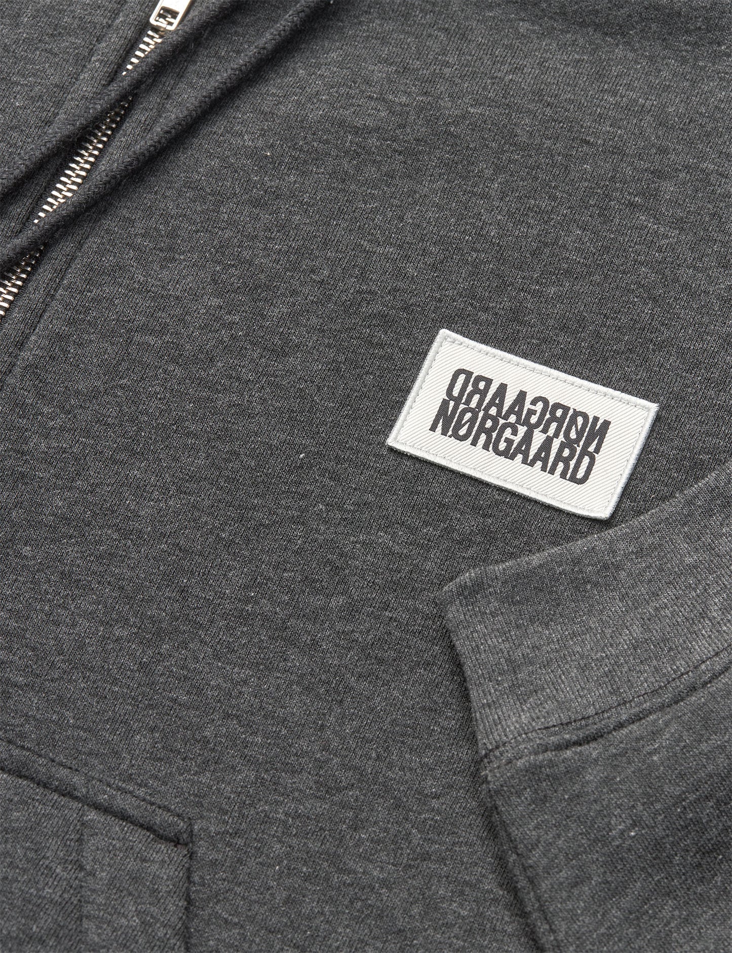 Standard Bobo Hood Sweatshirt, Dark Grey Melange