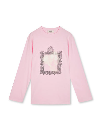 Cotton Jersey Jerry Tee LS, Fairy Tale Pink