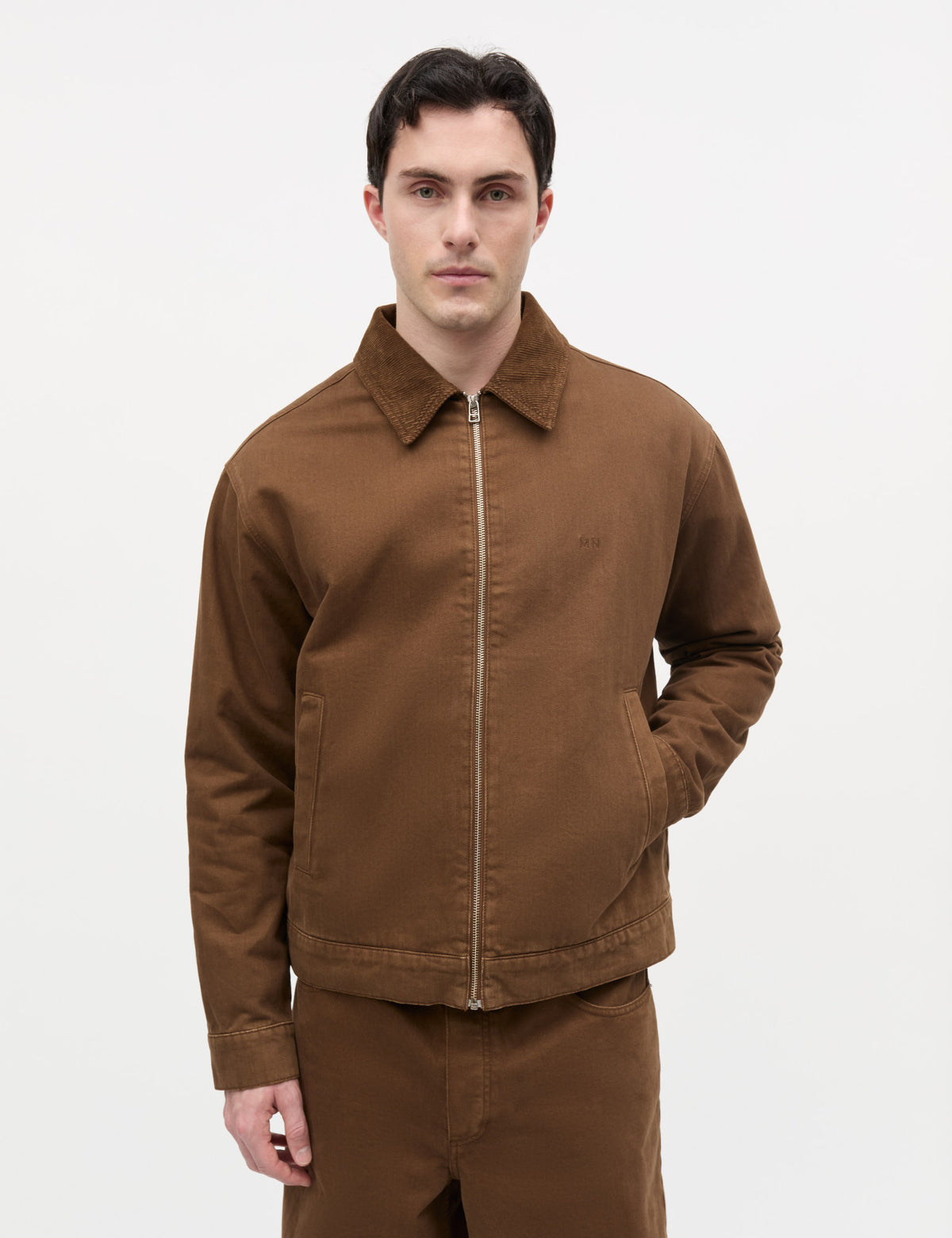 Soil Denim Norton  Jacket, Cocoa