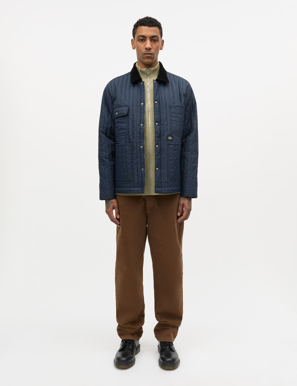 Quilt Chore Jacket, Sky Captain