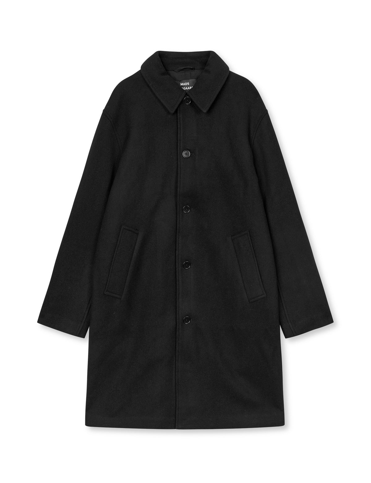 Bond Wool Curtis Coat, Black
