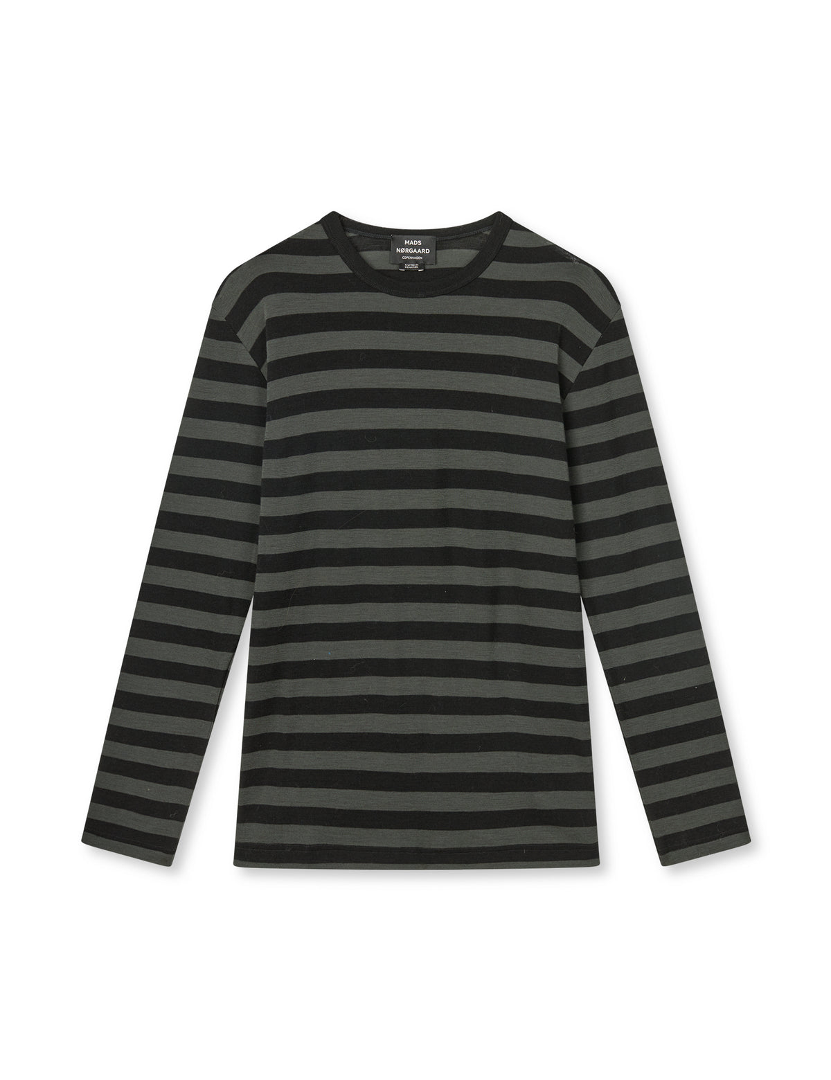 Fine Wool Tobias Knit, Tarmac/Black ST.