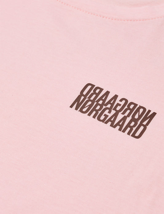 Single Cotton Tuvina mini mirror Tee, Fairy Tale Pink