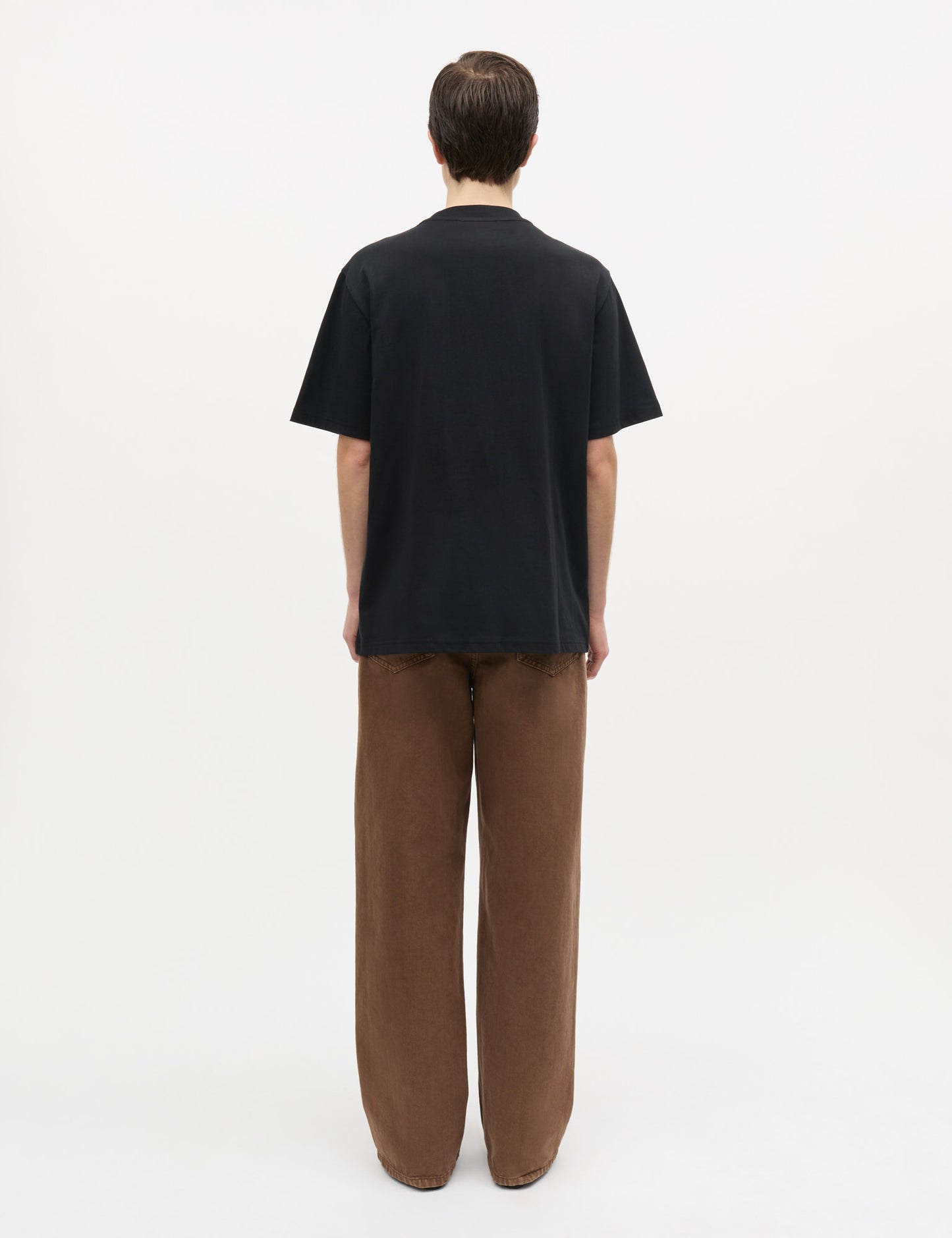 Cotton Jersey Dassel Tee, Black