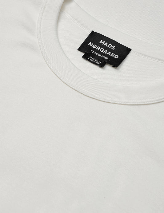 Klassik Rib Esben Tee, White