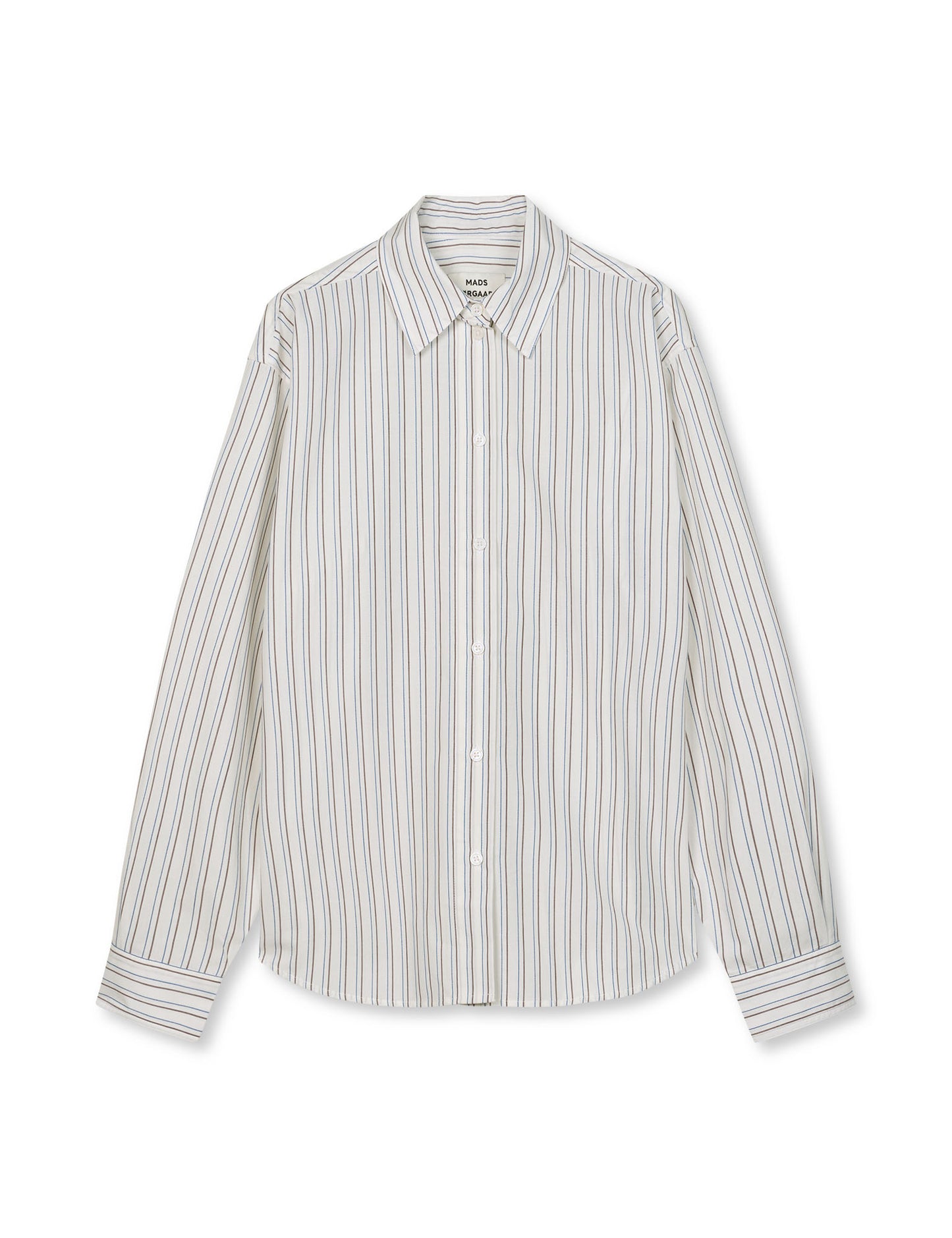 Cohen Poplin Crelly Shirt, Snow White/Winetasting