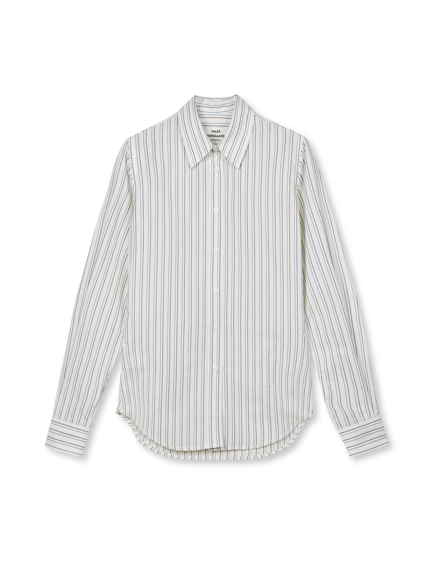 Cohen Poplin Shady Shirt, Snow White/Winetasting