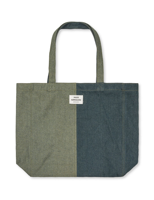 Double D Athene Bag, Blue/Green Dye