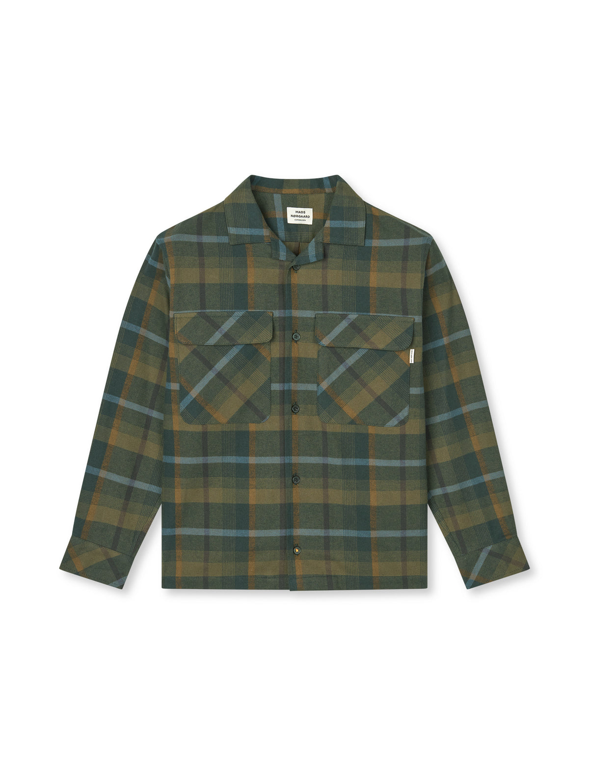 Brushed Flannel Lukas Shirt, Tarmac Check