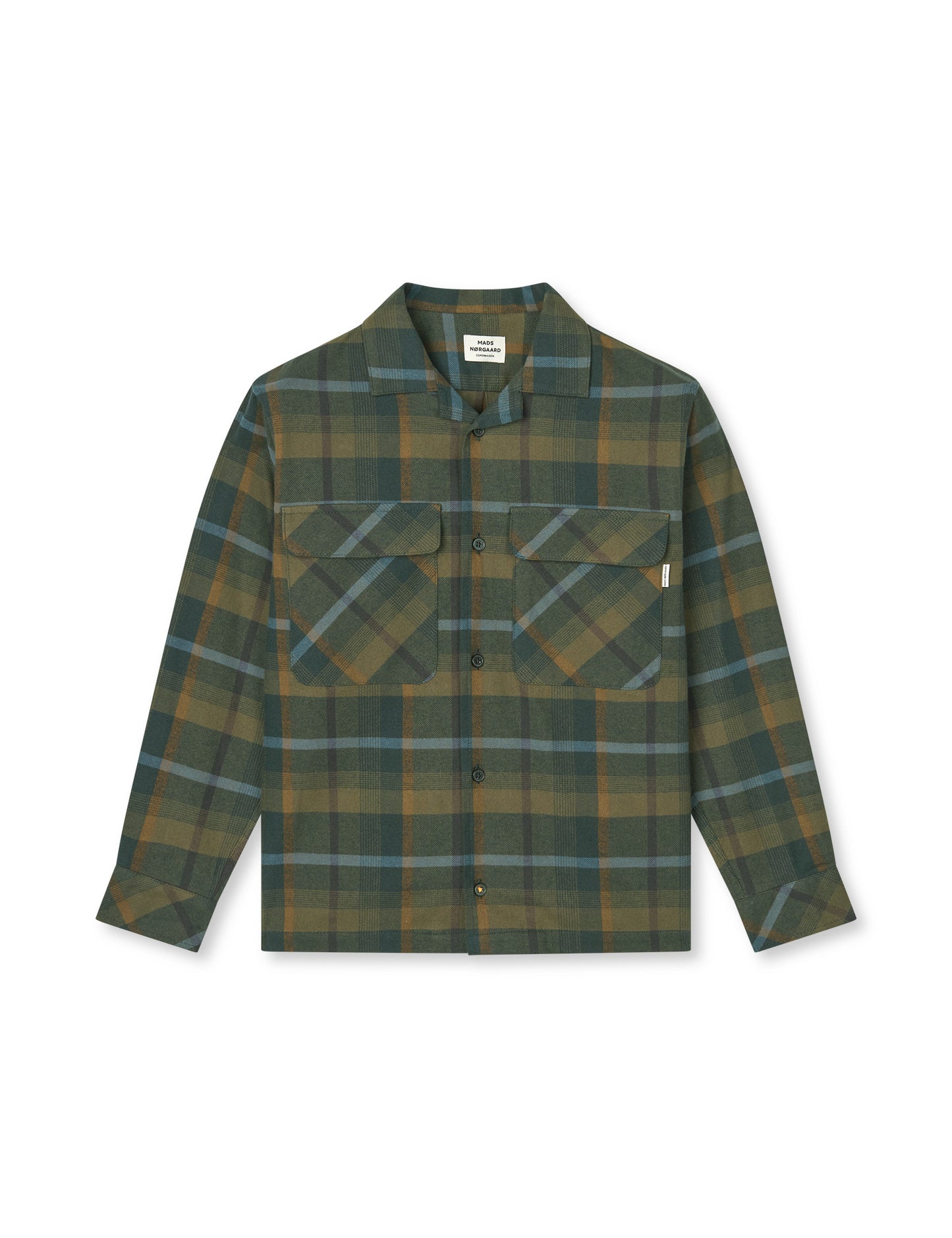 Brushed Flannel Lukas Shirt, Tarmac Check