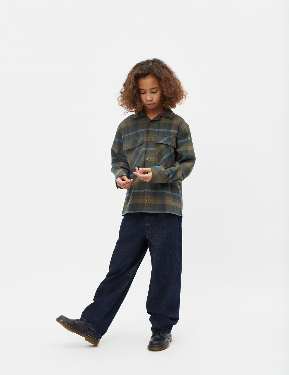 Brushed Flannel Lukas Shirt, Tarmac Check