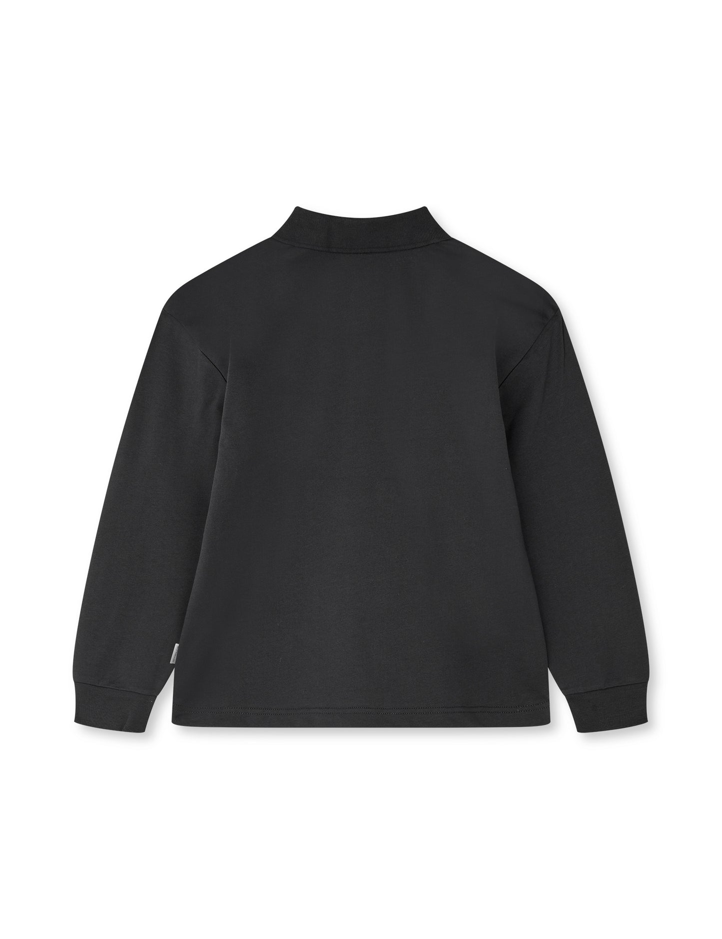 Light Terry Jan Polo L/S, Black