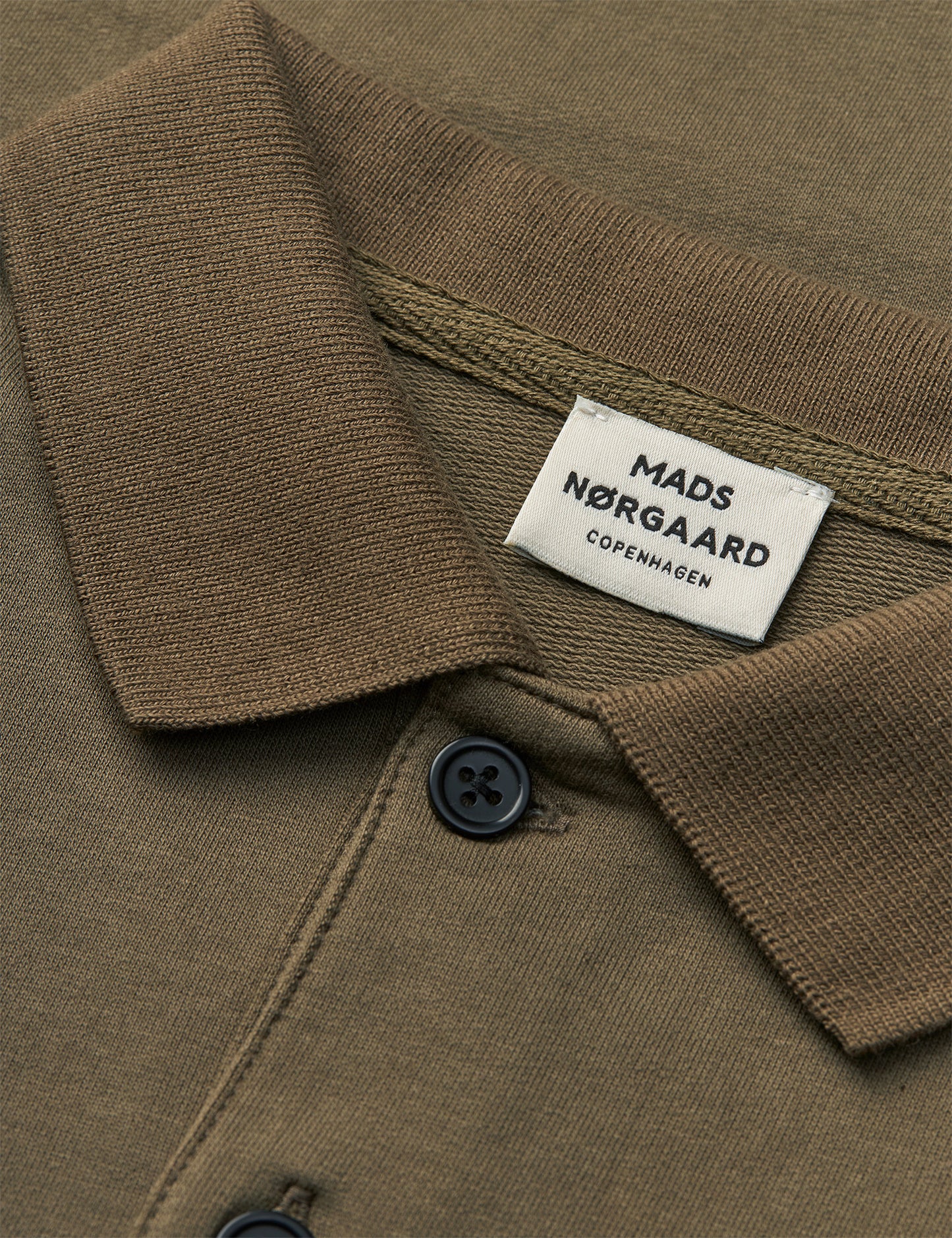 Light Terry Jan Polo L/S, Tarmac